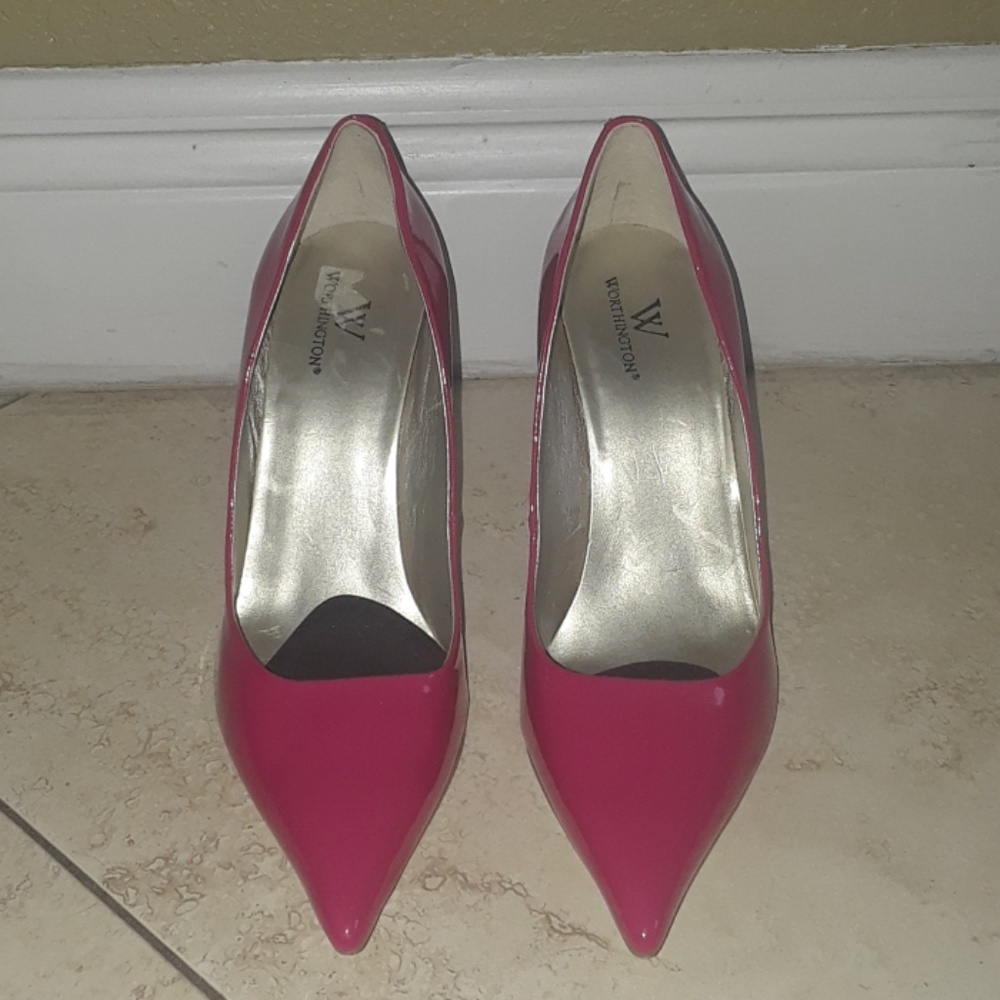 Hot pink sexy pumps